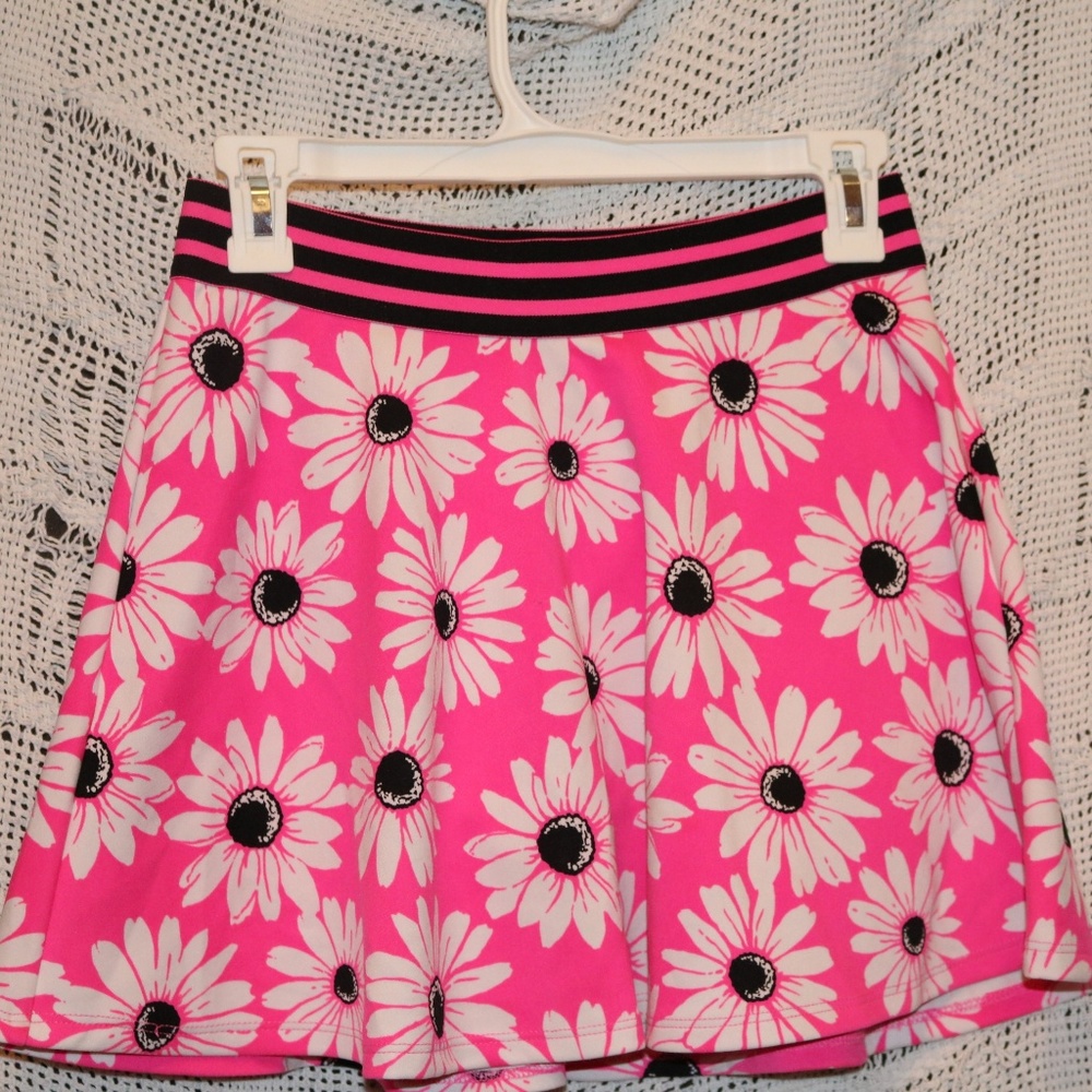 Pink Flower Skort